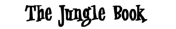 Jungle book font free